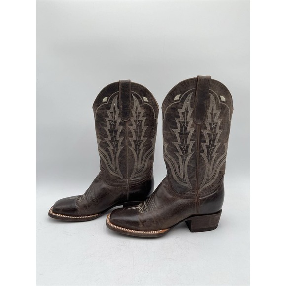 Idyllwind Brown and Gray Western Boots - Picture 3 of 8
